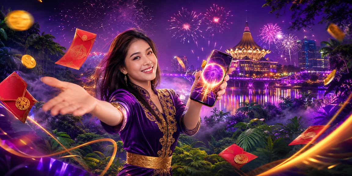 Suasana perayaan bonus di Kuching yang menggambarkan sambutan pengguna setia gattouz0